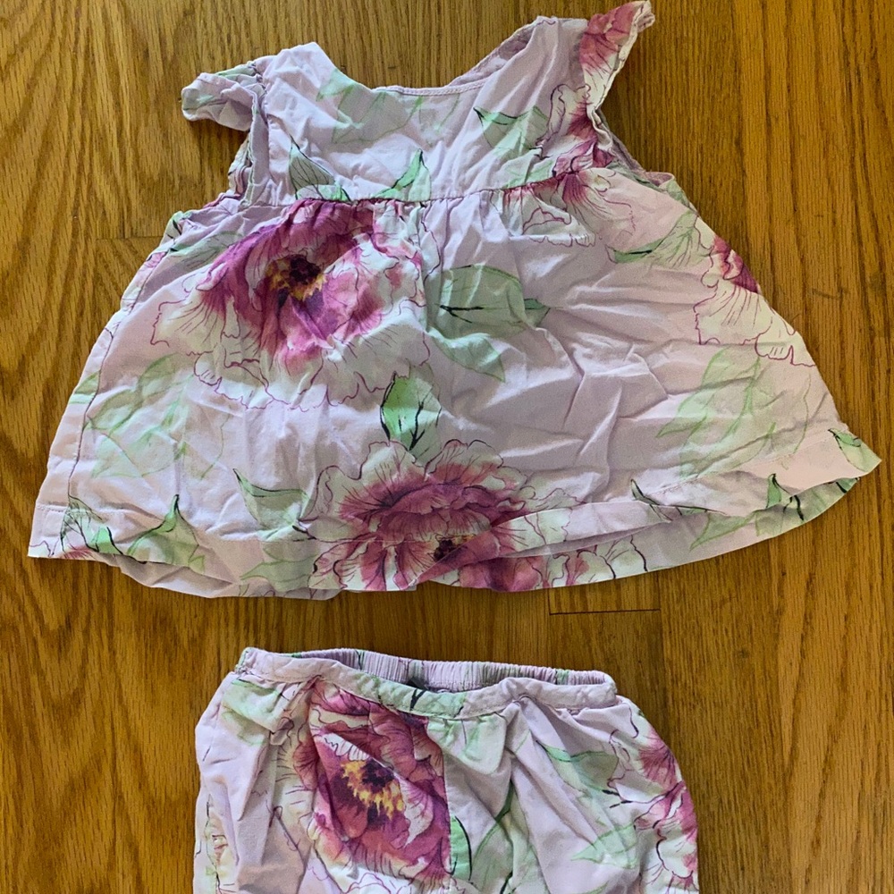 Baby Gap Floral Set with Bloomers